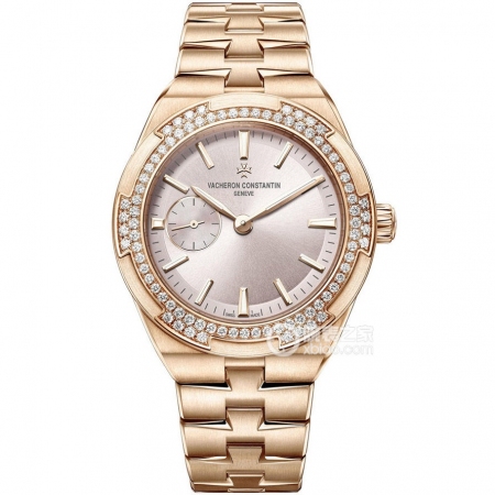 8F出品 Vacheron Constantin江诗丹顿纵横四海系列2300v/2305v OVERSEAS女款小号型v2版钢带款 搭载Cal.5300机芯（机芯稳定零返修 ）后原装18k纳米镀金质摆陀 表径36×10.8mm 同步原装