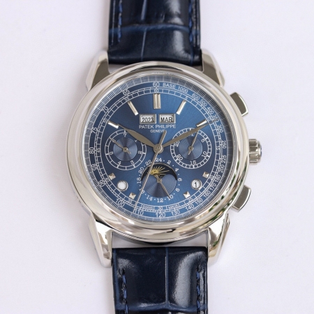 原版复刻 百达翡丽（Patek Philippe）超级复杂功能时计系列5270P升级版CH-29-535机芯 男士多功能机械手表