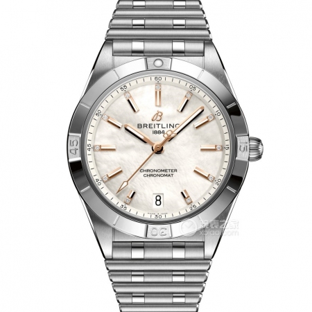 BLS最新高端精品 百年灵机械计时系列A10380101A4A1女士全自动机械腕...