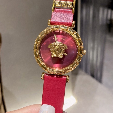 新款范思哲原装正品开模定制-VERSACE Palazzo Empire女士腕表...