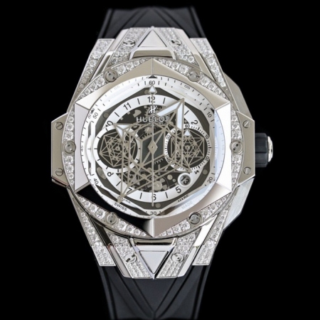 Hublot 宇舶 Big Bang Sang Bleu II 刺青男士机械腕表...