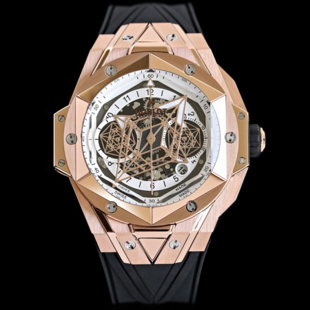 Hublot 宇舶 Big Bang Sang Bleu II 刺青男士机械腕表...