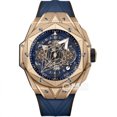 Hublot 宇舶 Big Bang Sang Bleu II 刺青男士机械腕表...