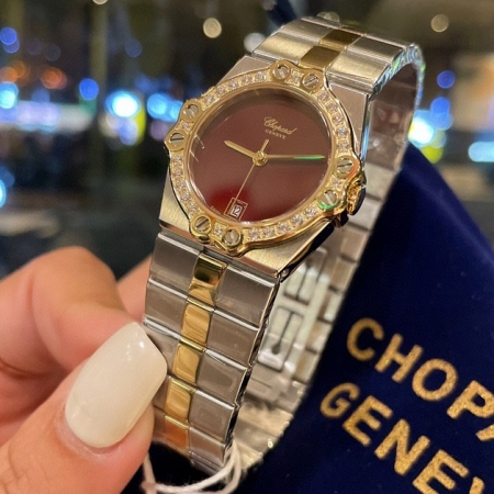 萧邦CHOPARD-St. Moritz圣莫里茨系列5156女士手镯表 瑞士石英...