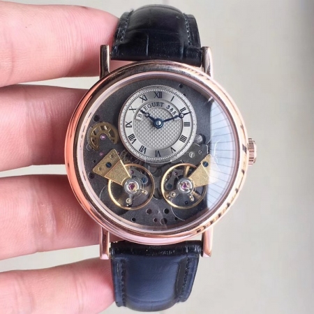 宝玑(Breguet)TRADITION 7057系列陀飞轮男士机械手表