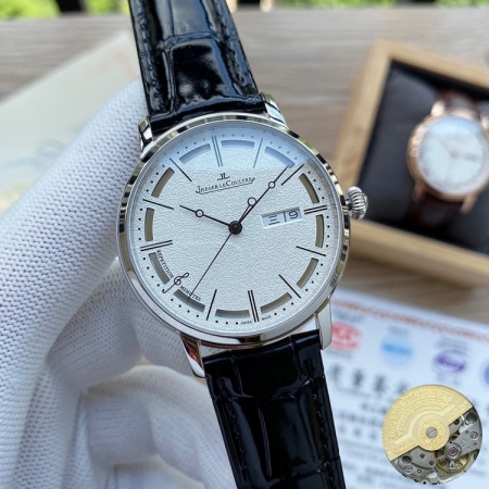 积家（Jaeger-LeCoultre）大师系列双日历男士机械腕表