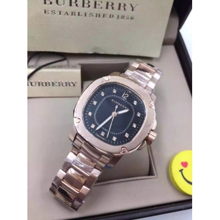 巴宝莉(BURBERRY)18K玫瑰金中性腕表