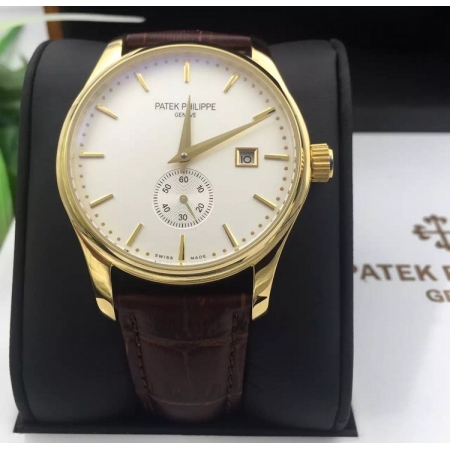 百达翡丽（Patek Philippe）经典系列两针半简约款机械表