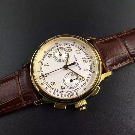 百达翡丽（Patek Philippe）复杂功能计时7750男士机械腕表