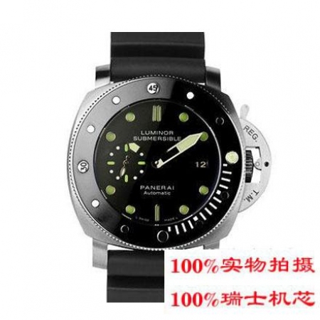 【沛纳海Panerai】ARKTOS潜水系列夜光指针秒针表圈金属拉丝表壳日志视窗...